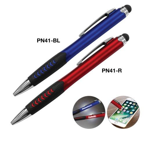 Pen with Stylus and Laser illuminated